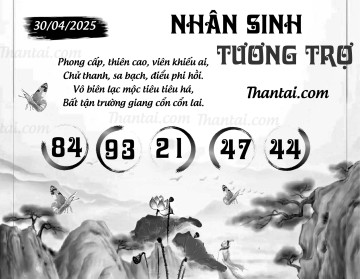 NHÂN SINH TƯƠNG TRỢ 30/04/2025