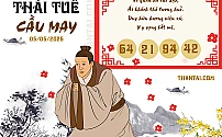 Hình ảnh kho tàng Thái Tuế Cầu May dự đoán XSMB ngày 05/05/2025