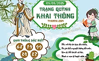 Hình ảnh kho tàng Trạng Quỳnh Khai Thông dự đoán XSMB ngày 05/05/2025