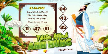 THIÊN MỆNH ANH HÙNG 04/06/2023