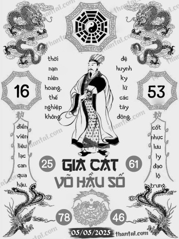 GIA CÁT VÕ HẦU SỐ 05/05/2025
