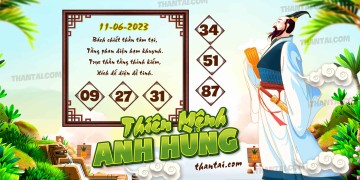 THIÊN MỆNH ANH HÙNG 11/06/2023