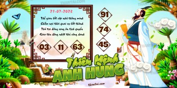 THIÊN MỆNH ANH HÙNG 21/07/2023