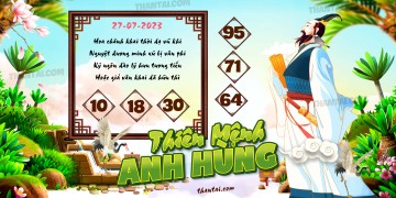 THIÊN MỆNH ANH HÙNG 27/07/2023