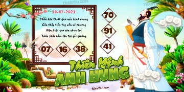 THIÊN MỆNH ANH HÙNG 30/07/2023