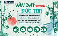 Hình ảnh kho tàng Văn Đạt Đức Tôn dự đoán XSMB ngày 15/05/2025