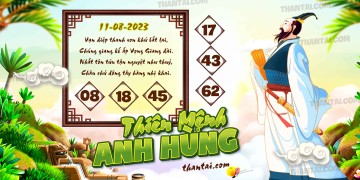 THIÊN MỆNH ANH HÙNG 11/08/2023