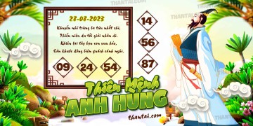 THIÊN MỆNH ANH HÙNG 28/08/2023