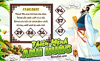 Hình ảnh kho tàng THIÊN MỆNH ANH HÙNG dự đoán XSMB ngày 17/05/2025