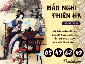 Mẫu Nghi Thiên Hạ 28/08/2023