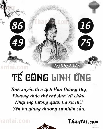 TẾ CÔNG LINH ỨNG 17/05/2025