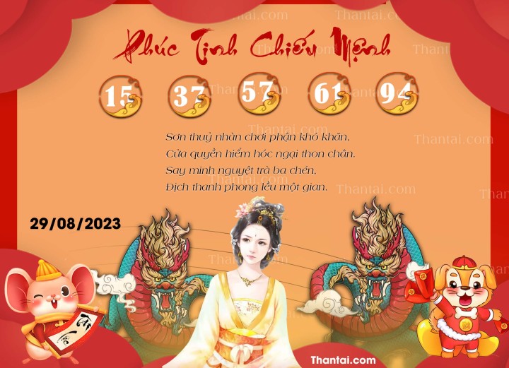 Phúc Tinh Chiếu Mệnh 14/08/2023
