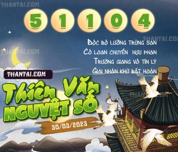 THIÊN VĂN NGUYỆT SỐ 30/03/2023