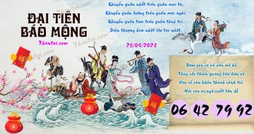 Đại Tiên Báo Mộng 23/04/2023