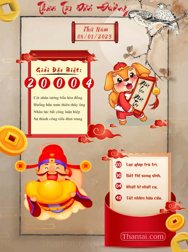 THẦN TÀI DẪN ĐƯỜNG 01/01/2023
