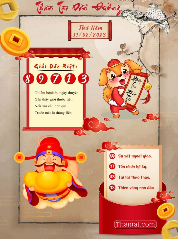 THẦN TÀI DẪN ĐƯỜNG 27/01/2023