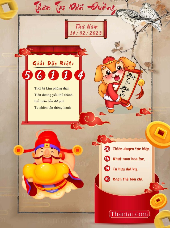 THẦN TÀI DẪN ĐƯỜNG 30/01/2023