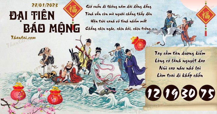 Đại Tiên Báo Mộng 13/01/2023
