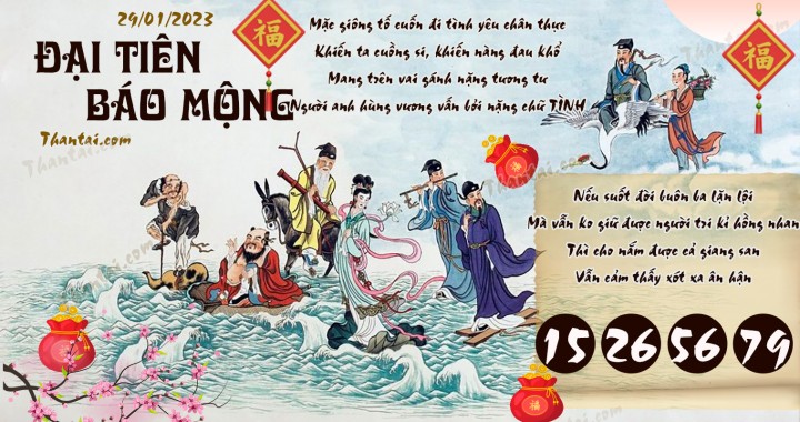 Đại Tiên Báo Mộng 14/01/2023