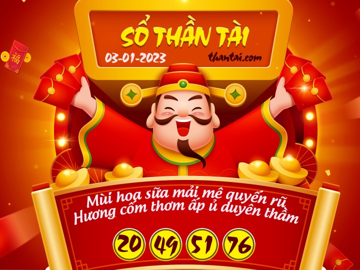 SỔ THẦN TÀI 01/01/2023