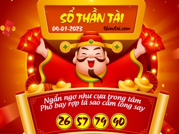 SỔ THẦN TÀI 04/01/2023