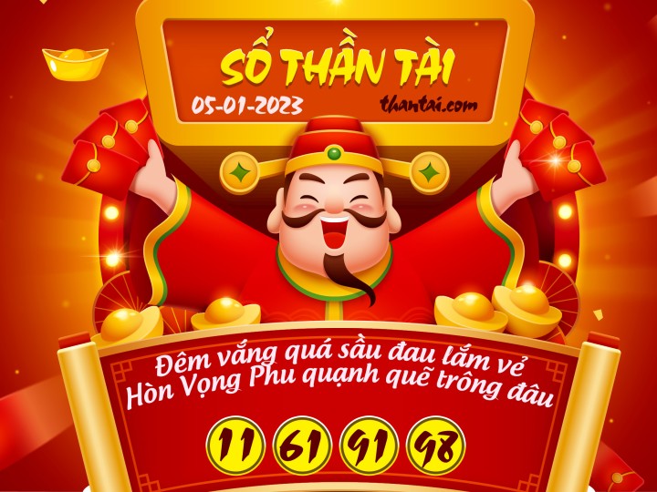 SỔ THẦN TÀI 01/01/2023