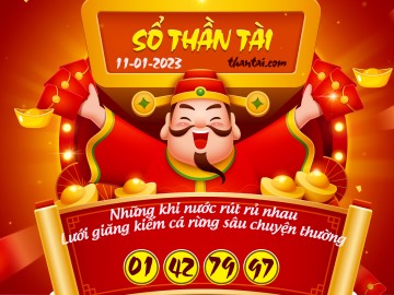 SỔ THẦN TÀI 11/01/2023