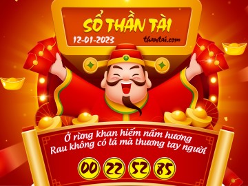 SỔ THẦN TÀI 12/01/2023