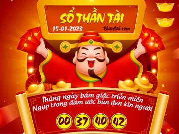 SỔ THẦN TÀI 15/01/2023