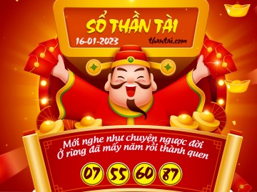 SỔ THẦN TÀI 16/01/2023