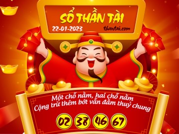 SỔ THẦN TÀI 22/01/2023