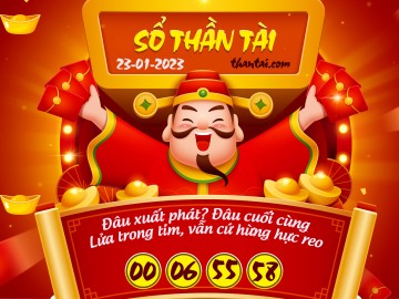 SỔ THẦN TÀI 23/01/2023