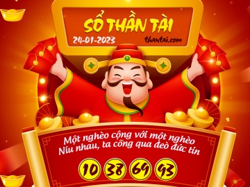 SỔ THẦN TÀI 24/01/2023