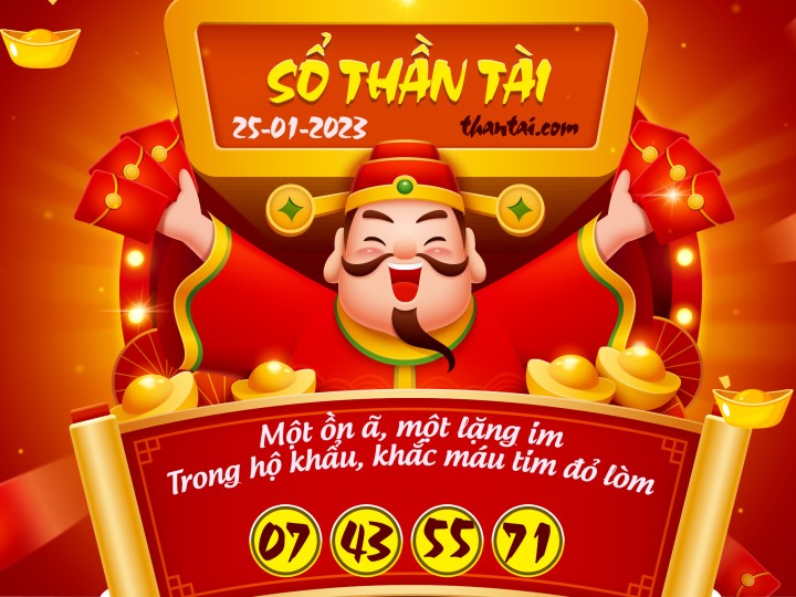 SỔ THẦN TÀI 10/01/2023