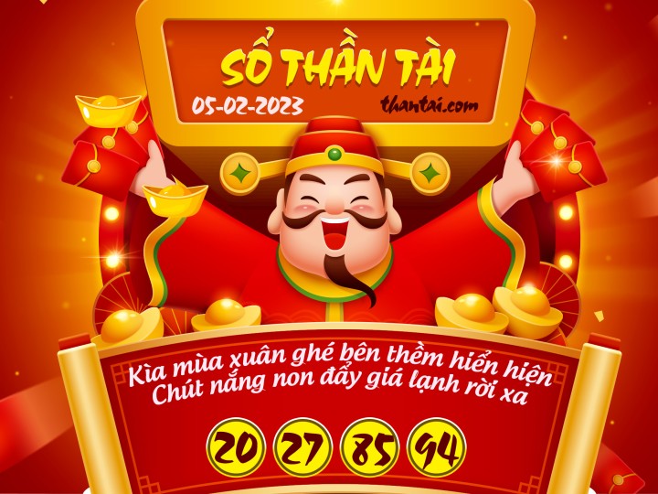 SỔ THẦN TÀI 21/01/2023