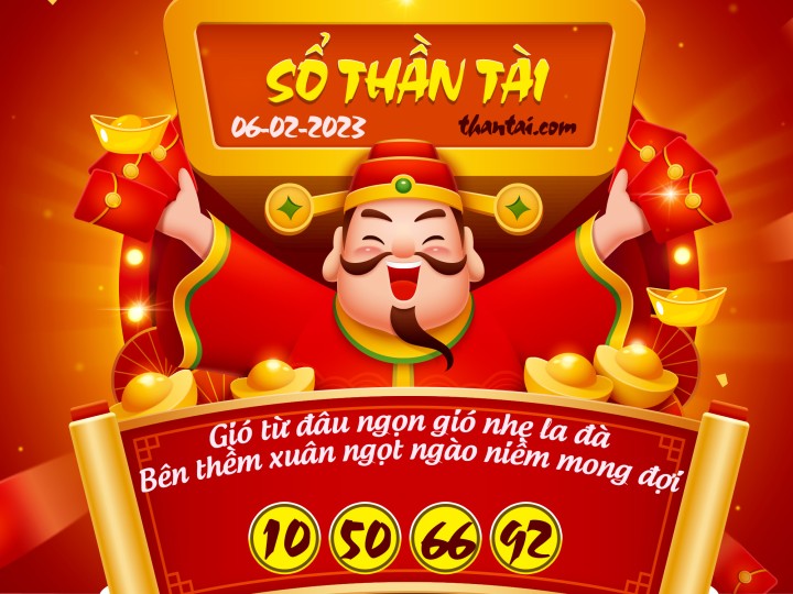 SỔ THẦN TÀI 22/01/2023