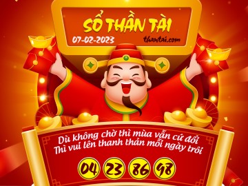 SỔ THẦN TÀI 07/02/2023