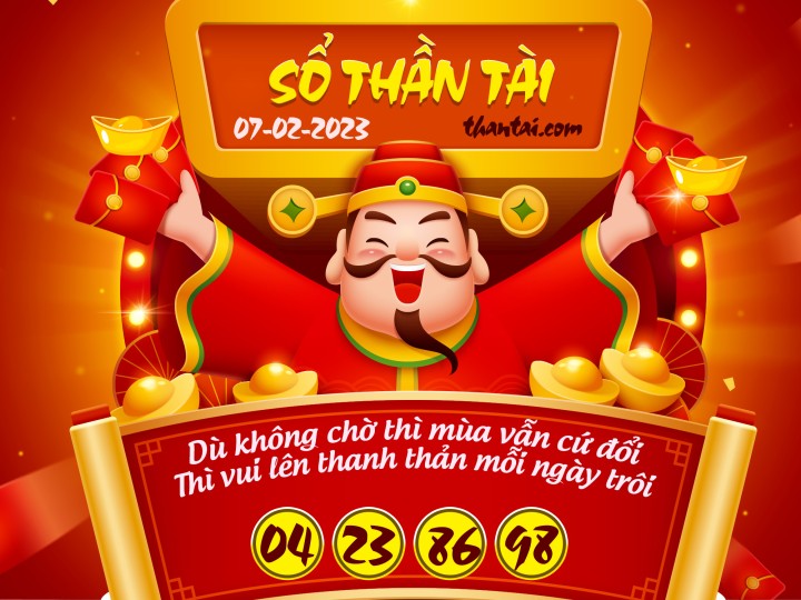 SỔ THẦN TÀI 23/01/2023