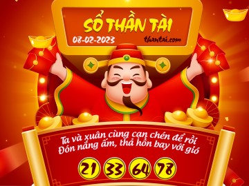 SỔ THẦN TÀI 08/02/2023