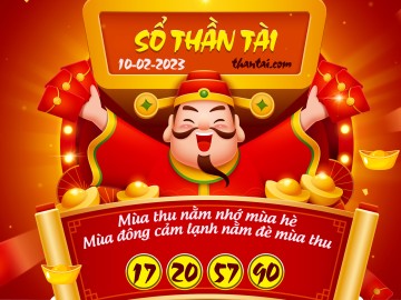 SỔ THẦN TÀI 10/02/2023