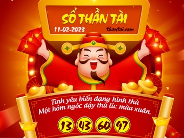 SỔ THẦN TÀI 11/02/2023