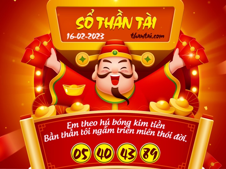 SỔ THẦN TÀI 01/02/2023