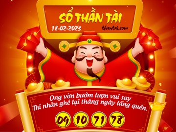 SỔ THẦN TÀI 18/02/2023