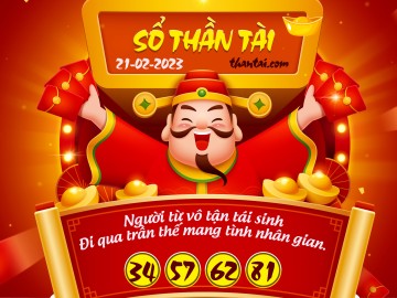 SỔ THẦN TÀI 21/02/2023