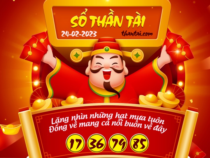 SỔ THẦN TÀI 09/02/2023