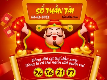 SỔ THẦN TÀI 08/03/2023