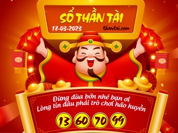 SỔ THẦN TÀI 18/03/2023