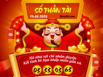 SỔ THẦN TÀI 19/03/2023