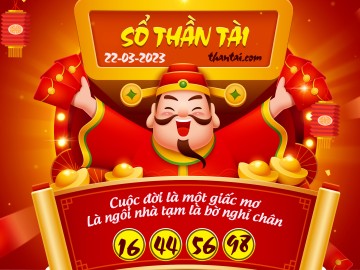 SỔ THẦN TÀI 22/03/2023