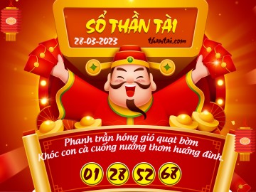 SỔ THẦN TÀI 28/03/2023